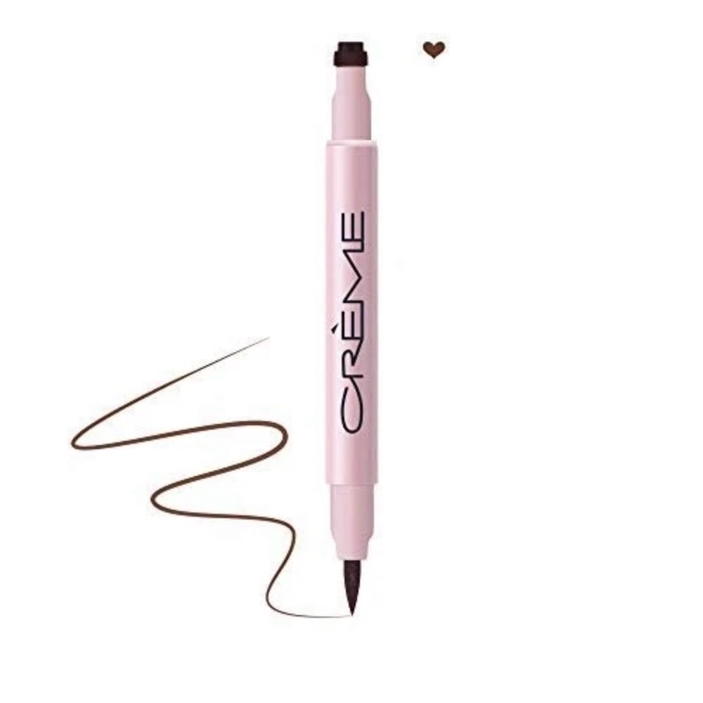💎 The Crème Shop Freckle Stamps Eyeliner Heart Color Deep Brown New In Box